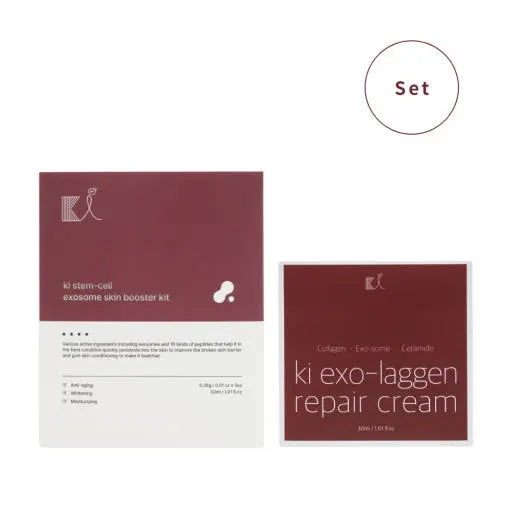 Exo-Laggen Skin Regeneration Set (ampoule + repair cream) KI COSMETICS